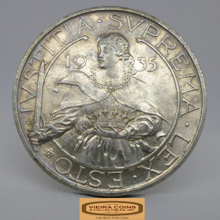 Read more about the article 1935-R San Marino Silver 10 Lire  Mintage of 30 000 Coins – #C34641NQ