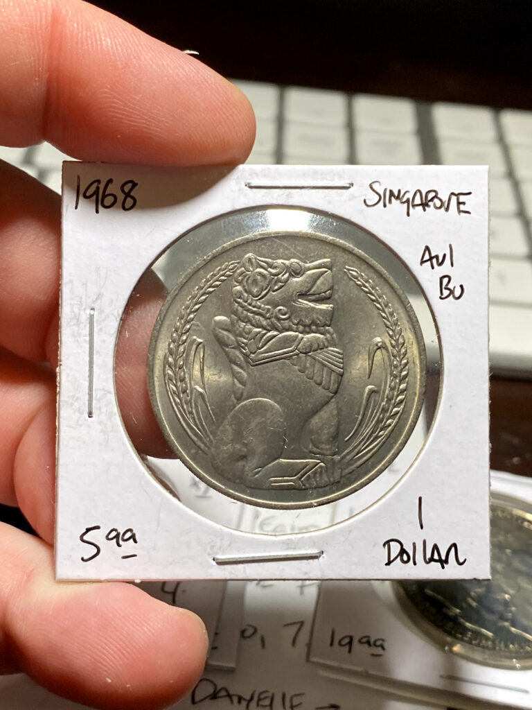 Read more about the article 1968 Singapore 1 Dollar
