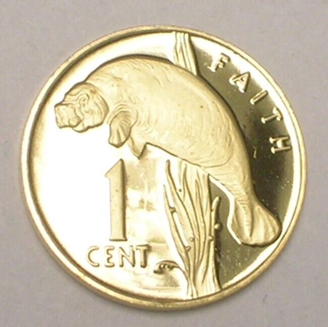 Read more about the article 1976 Guyana Guyanan One 1 Cent Manatee Coin Proof