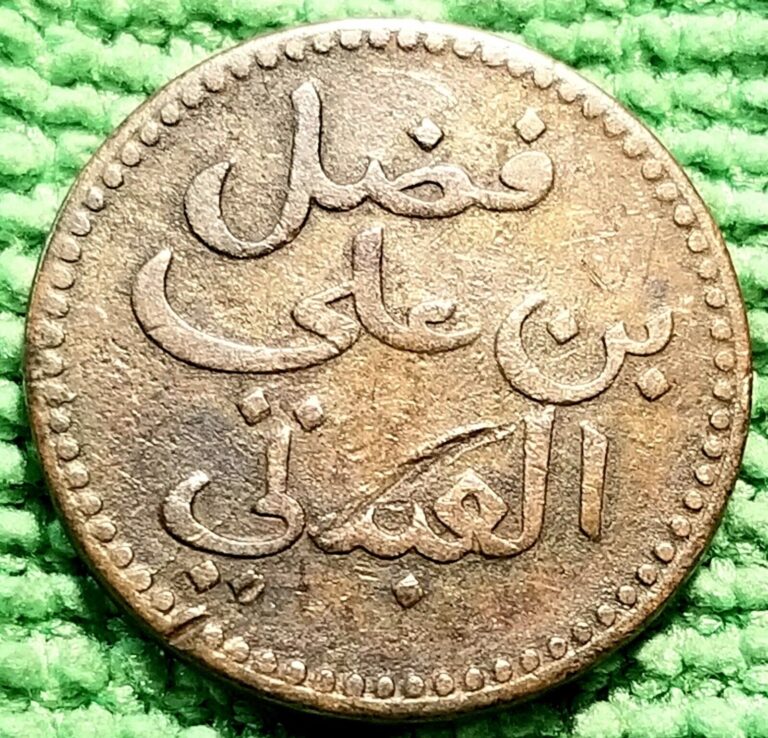 Read more about the article YEMEN ADEN (protectorat) 1874-1898 Islamic Coin Fadl b. ‘Ali al-‘Abdali Copper