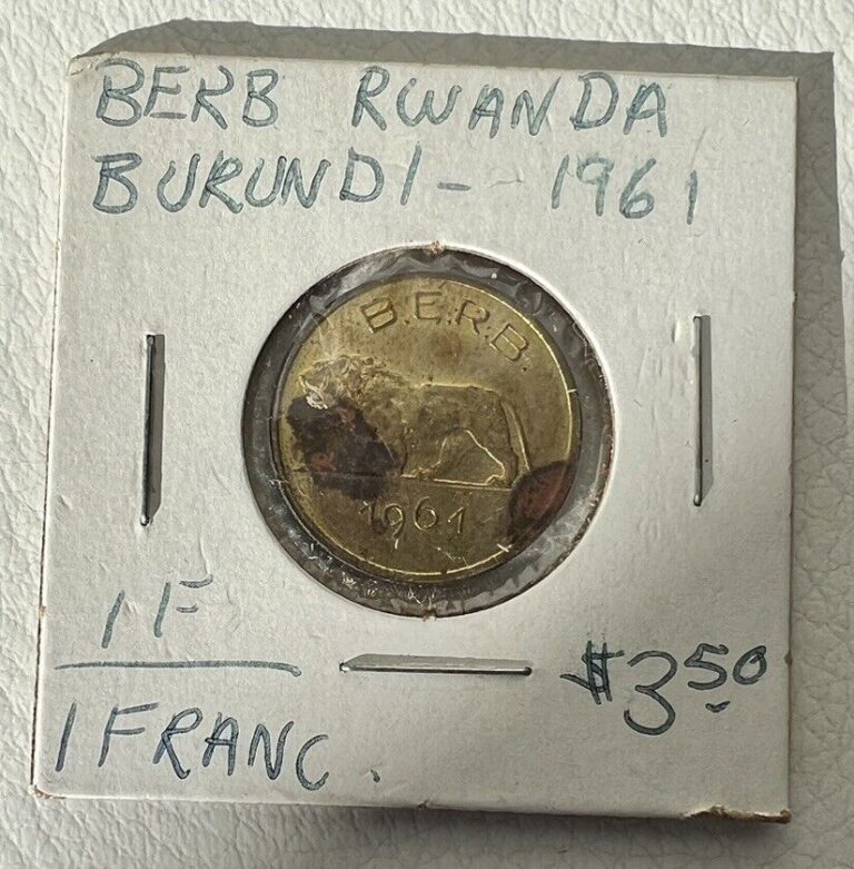 Read more about the article 1961 Berb Rwanda-Burundi 1 Franc Coin Estate Coin