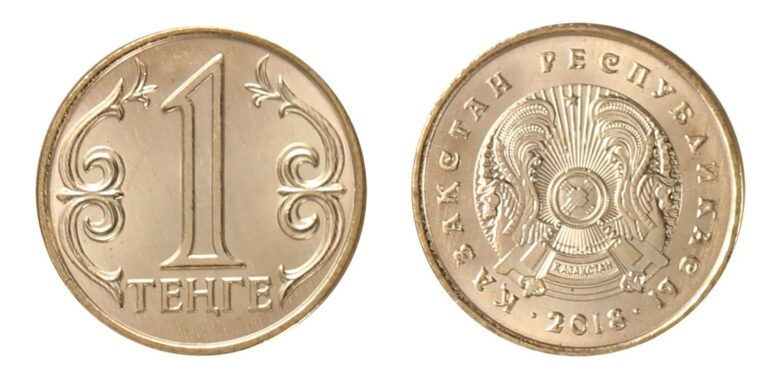 Read more about the article Kazakhstan 1 Tenge  2018  N #49492  Mint