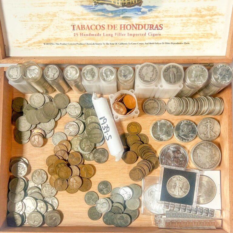 Read more about the article Cigar Box Mixed U.S. Coin Lot (Vintage) | LIQUIDATION SALE |