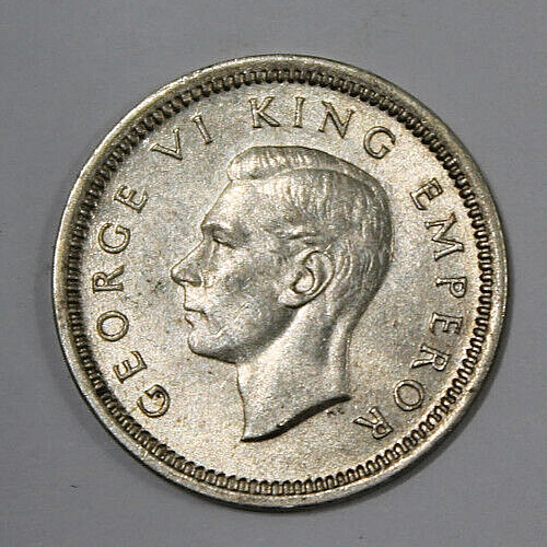 Read more about the article 1942 New Zealand Silver Three Pence Silver Coin Actual Coin Pictured