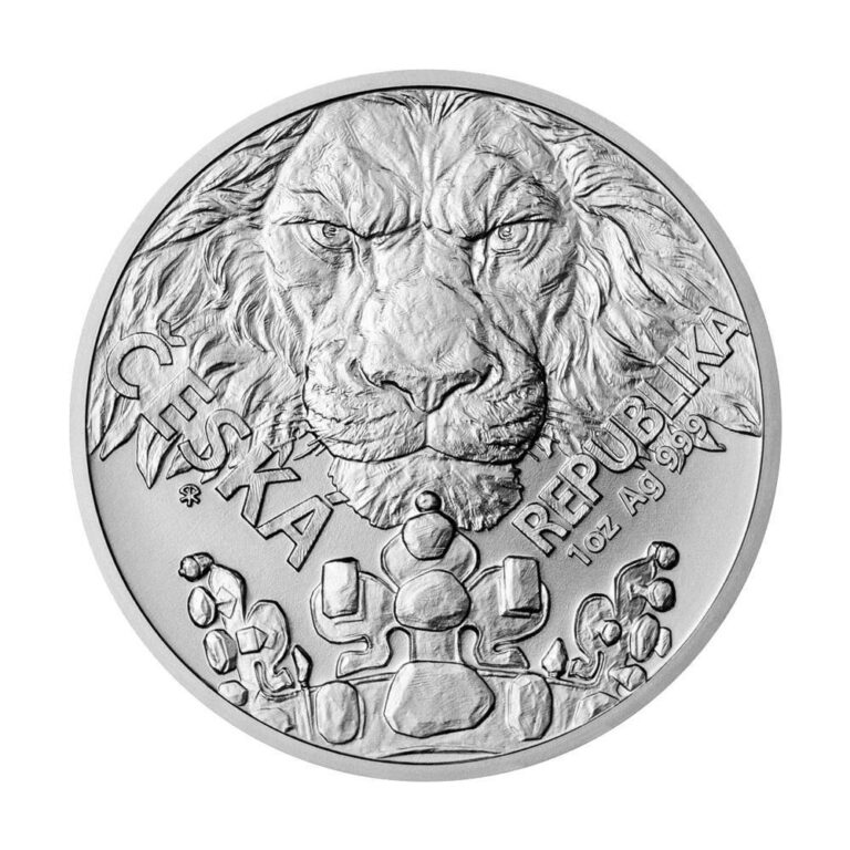 Read more about the article 2023 Niue $2 1oz Silver Czech Lion BU