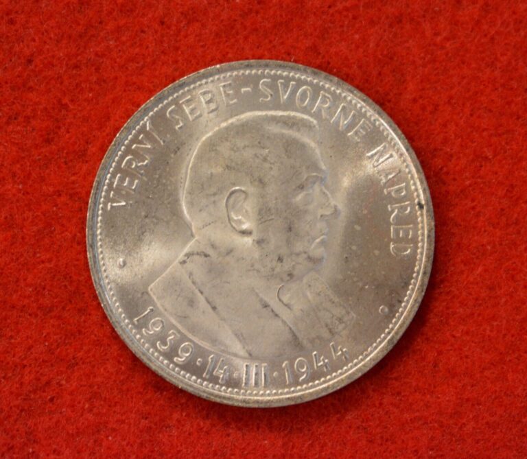 Read more about the article Slovakia 50 Korun 1944-unc silver-President Tiso- #1152