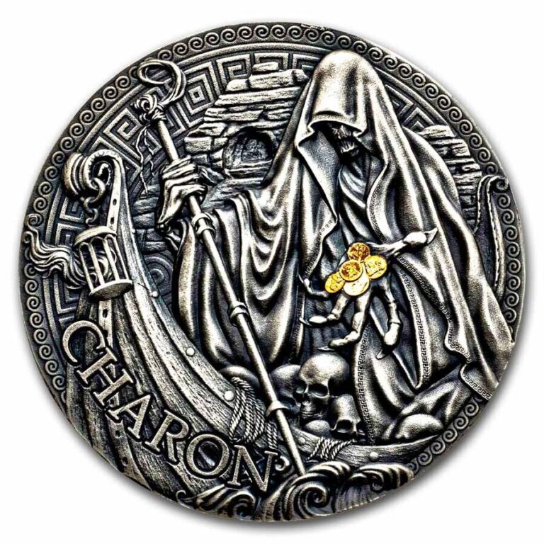 Read more about the article 2024 Republic of Cameroon 1 oz Silver Greek Mythology; Charon