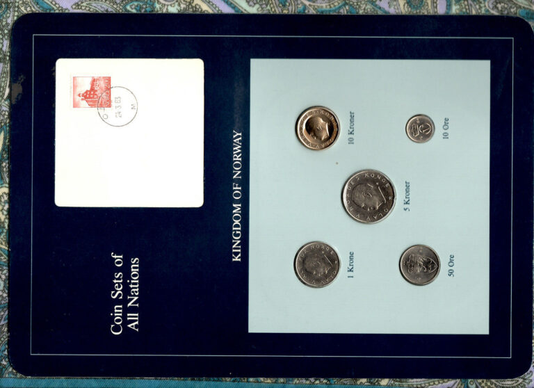 Read more about the article Coin Sets of All Nations Norway UNC All 1984 but 1 5 Kroner 1983