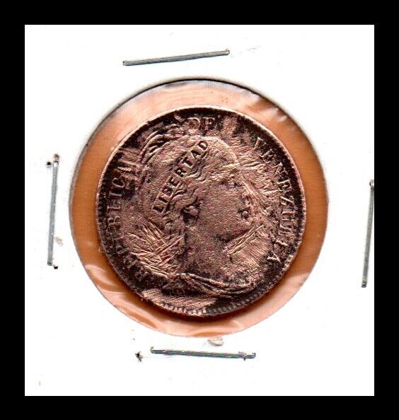 Read more about the article Venezuela Coin 1 Centavo Monaguero Bs 1858 Copper 25mm  7.5gr. (Low Shipping)