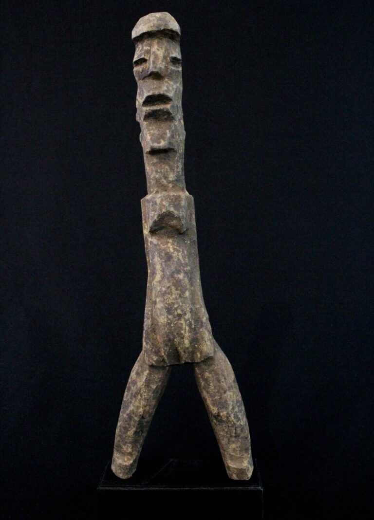 Read more about the article Art African tribal – Statue Coin Fertility Lobi Dagari On Base – 38 CMS