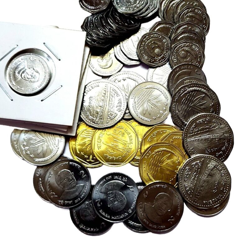 Read more about the article Premium Collection of 7 Pieces Top UNC Bangladesh Coins Rare Issue (See List)