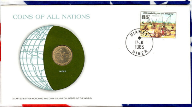 Read more about the article Coins of All Nations West African States Niger 1982 5 Francs UNC