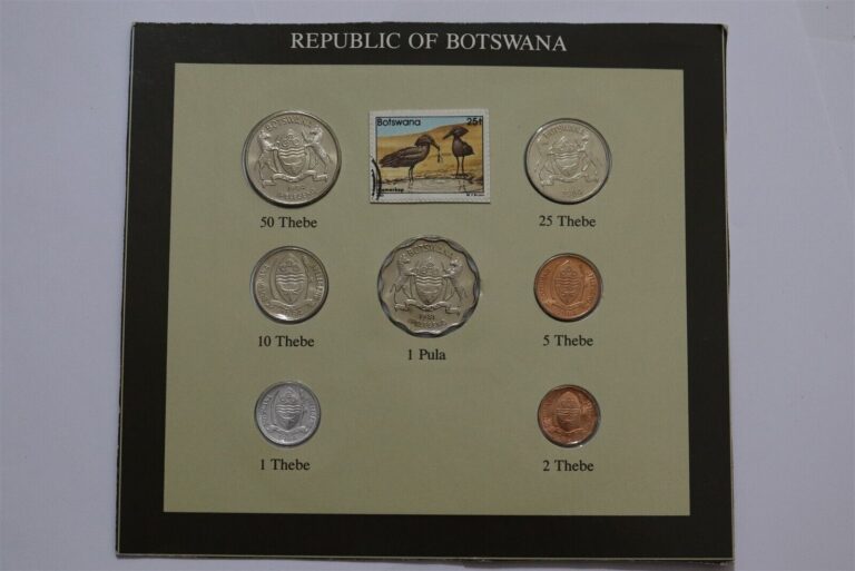 Read more about the article 🧭 🇧🇼 BOTSWANA MINT SET HIGH GRADE B65 #9 BX2