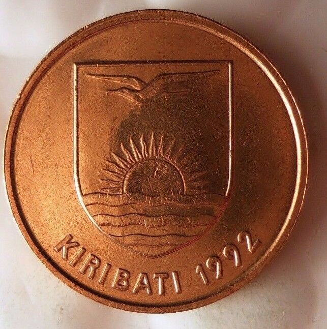 Read more about the article 1992 KIRIBATI CENT – AU/UNC – From Roll – EXOTIC NATION – FREE Ship – Bin #EEE