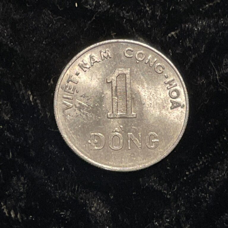 Read more about the article 1971  | 🇻🇳 Vietnam | 1 Dong | KM# 12 | Aluminum | Circulated | Nice Coin