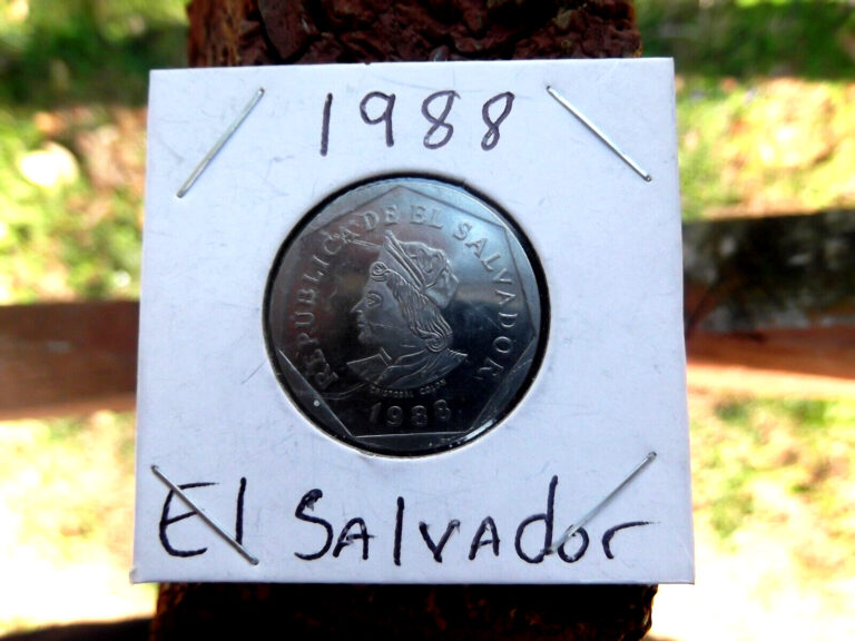 Read more about the article 1988 El Salvador 1 Colon Coin Old Rare Salvadoran Coins Money Moneda One World