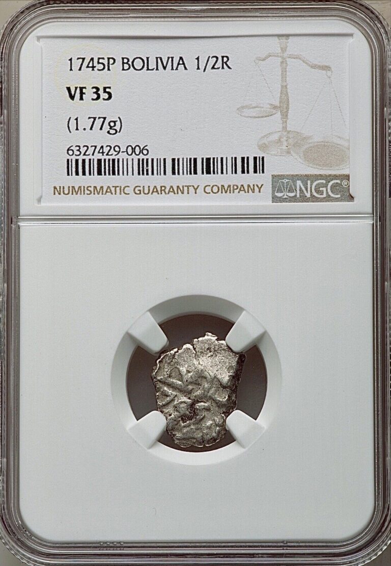 Read more about the article 1745-P Bolivia Phillip V Cob Potosi KM27a NGC Very Fine VF35 #1 @ PCGS and NGC