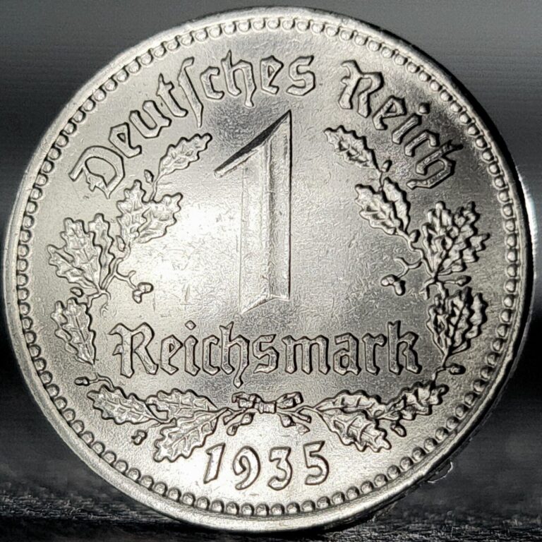 Read more about the article Nazi Germany 1 Mark *Beautiful* Genuine WW2 Third Reich 1 Reichsmark Coin