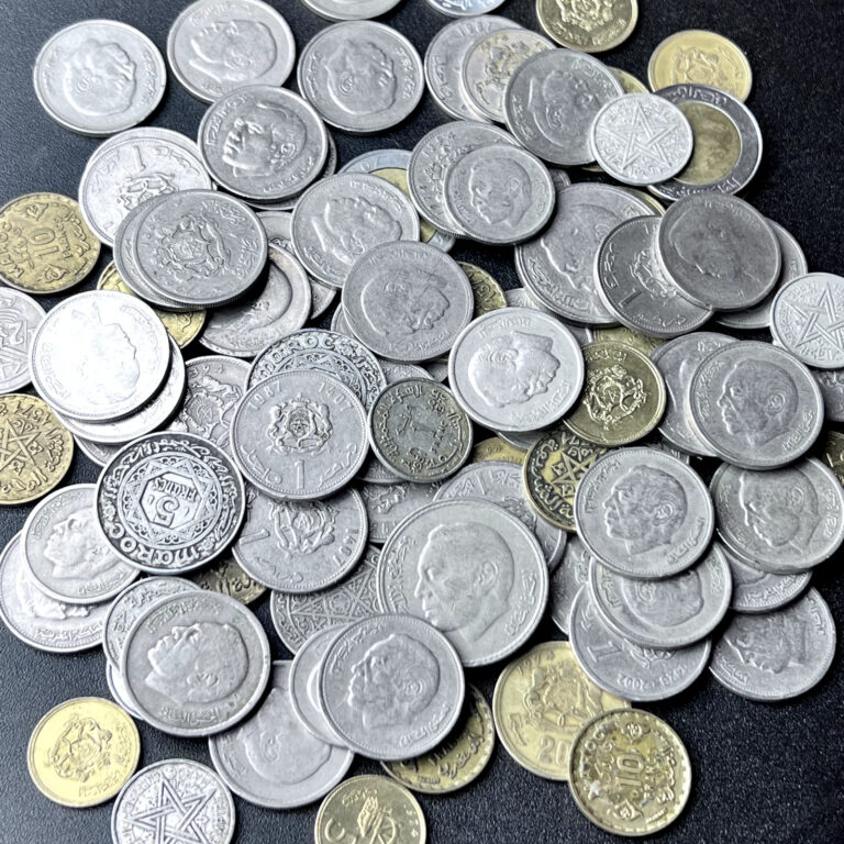 Read more about the article Moroccan Coins 🇲🇦 1 LB of Random Coins from Morocco  a Lot of ~100 Coins!