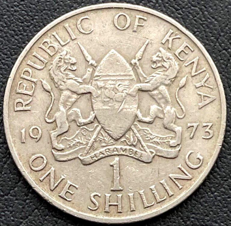 Read more about the article 1973 KENYA Coin 1 One Shilling African Coins KM# 14 FREE SHIP EXACT COIN SHOWN