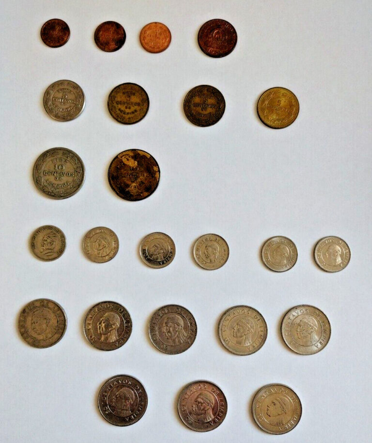 Read more about the article Old HONDURAS Coins Bulk Lot – 1956-2010 – 24 Different   Excellent coins   Lot 1
