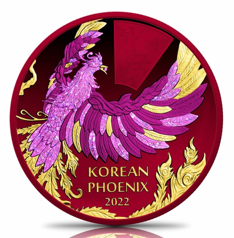 Read more about the article 2022 South Korea Phoenix 1 oz Silver HoloFlare Edition mintage 250