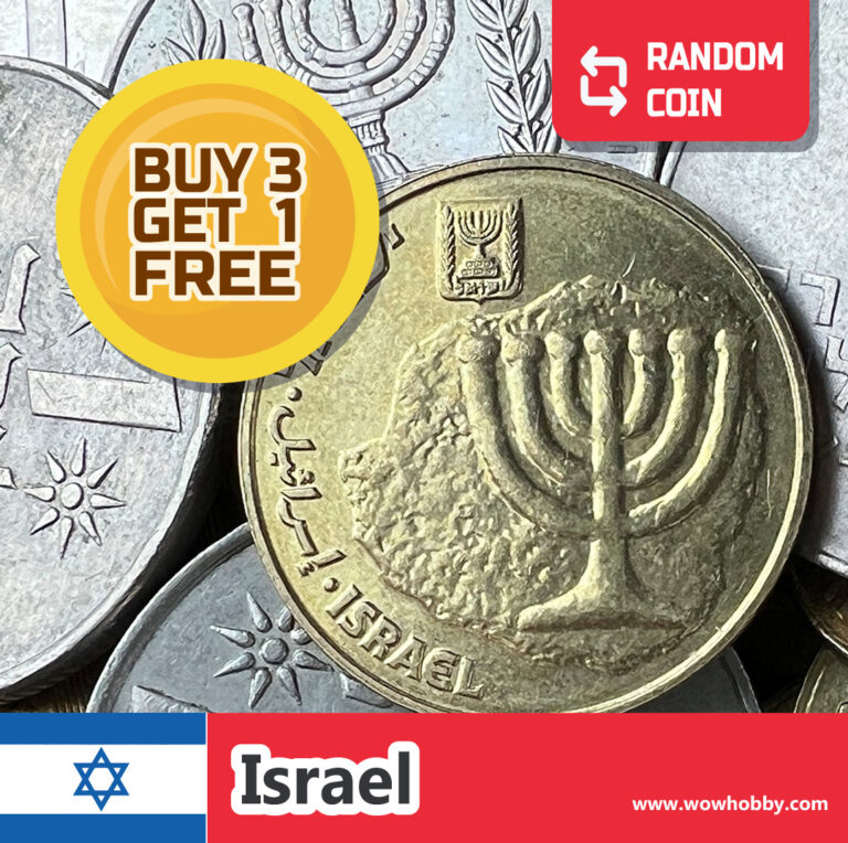 Read more about the article Israel Coin | 1 Random Collectible Old Israeli Coin for Coin Collecting