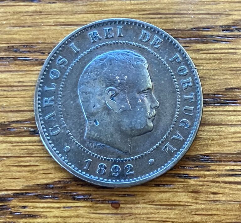 Read more about the article Vintage 1892 Portugal 10 Reis  Obsolete 20th Century Coin