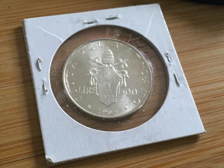 Read more about the article 1962 Vatican City: 500 Lire silver – UNC FREE SHIPPING # 956E