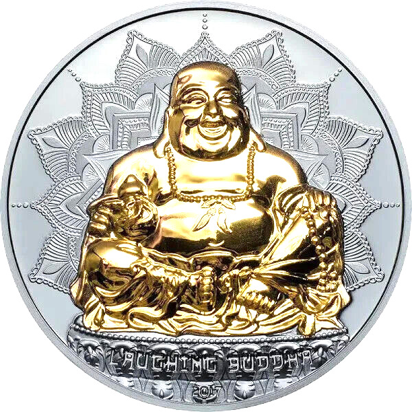 Read more about the article 2017 LAUGHING BUDDHA 2OZ .999 SILVER PROOF COIN WITH COA AND ORIGINAL BLACK BOX