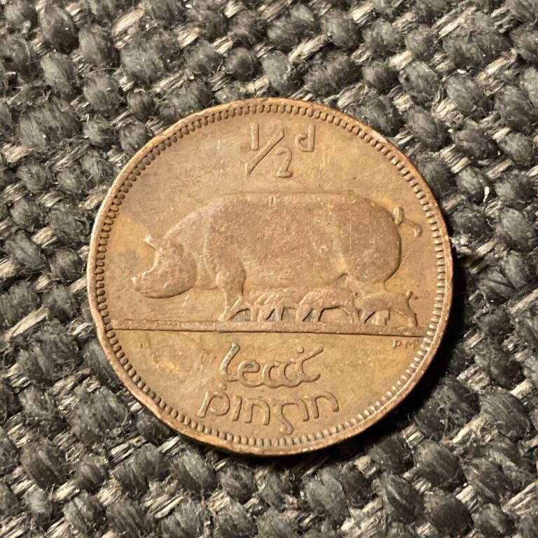 Read more about the article 1942 IRELAND Half Penny Coin.