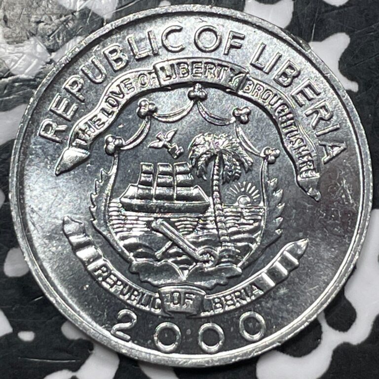 Read more about the article 2000 Liberia 5 Cents (17 Available) High Grade! Beautiful! (1 Coin Only) KM#474