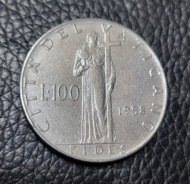 Read more about the article 1958  VATICAN CITY 100 LIRE COIN
