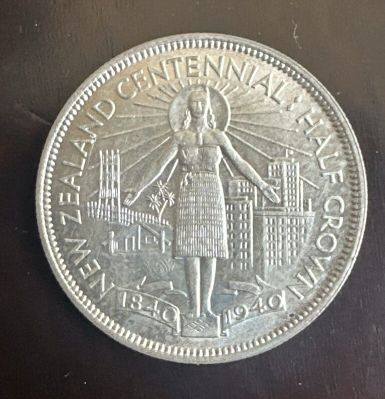 Read more about the article New Zealand 1940 Half Crown Silver Coin