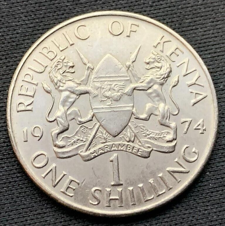 Read more about the article 1974 Kenya 1 Shilling Coin UNC  #M55