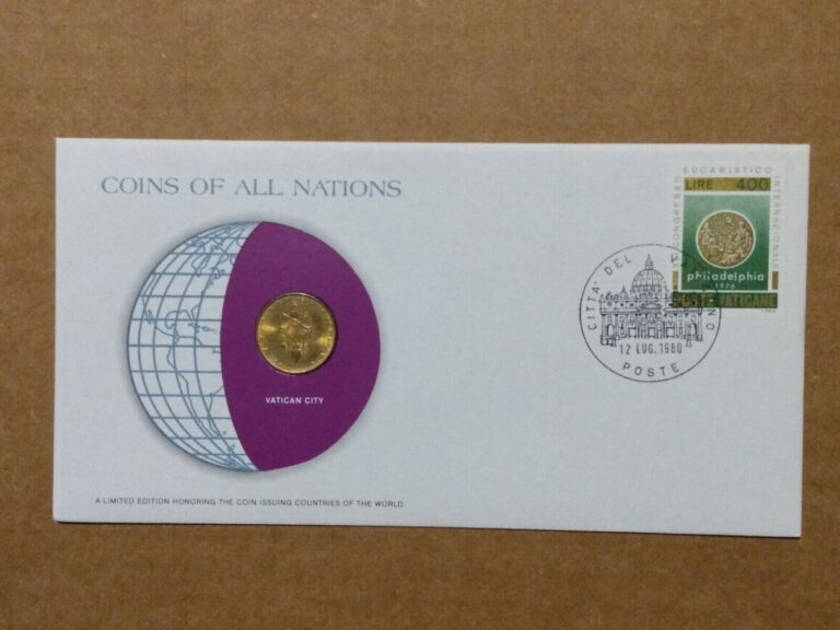Read more about the article 1977 VATICAN CITY 20 LIRE ALUMINUM BRONZE COIN UNC COINS OF ALL NATIONS COVER