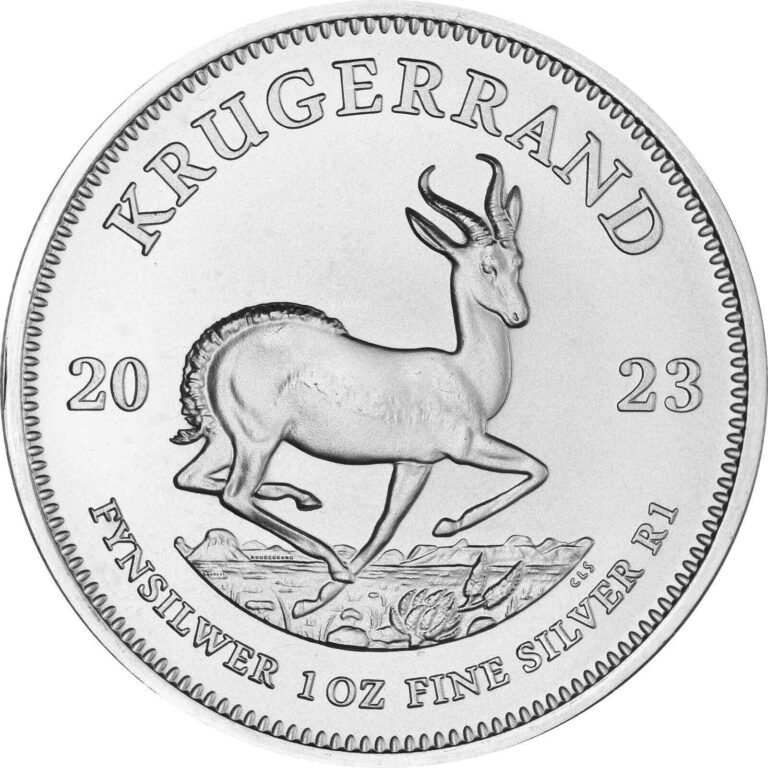 Read more about the article 2023 South Africa Silver Krugerrand 1 oz BU – in stock