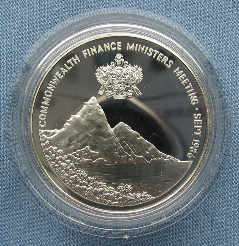 Read more about the article 1986 St. Lucia Commonwealth Finance Ministers Meeting Silver Proof Coin (Saint)