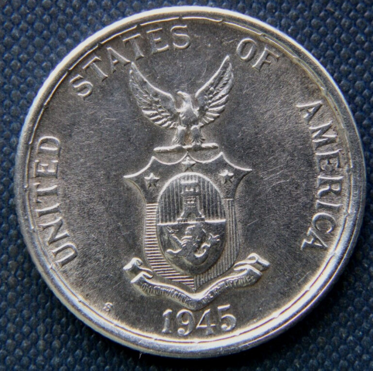 Read more about the article PHILIPPINES 50 CENTAVOS  1945-S  Silver Coin
