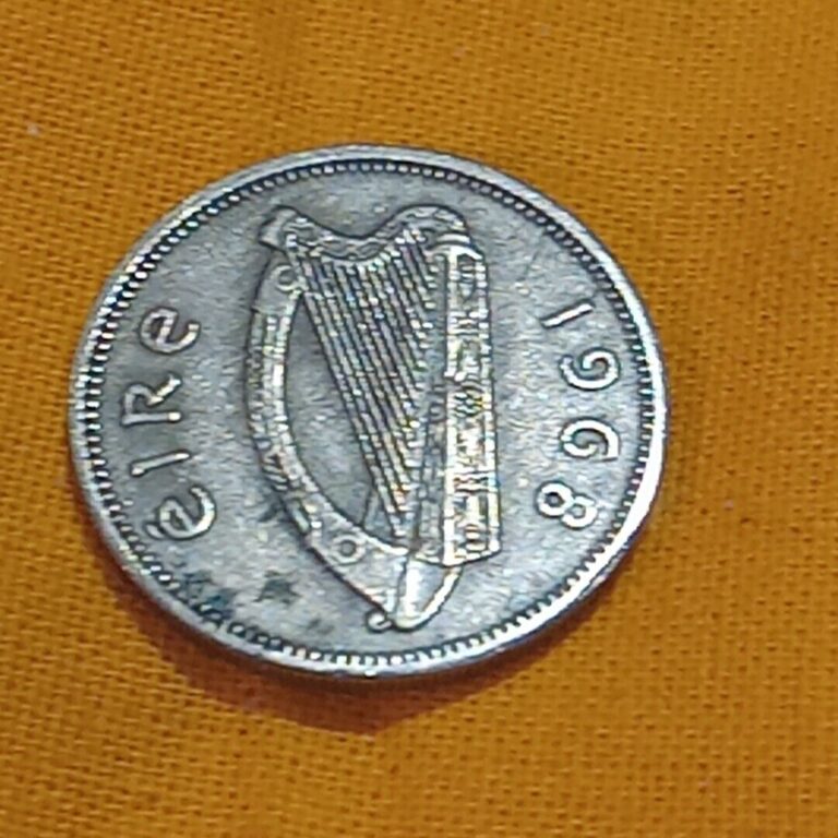 Read more about the article 1968 Ireland 1 Shilling Coin – Authentic Circ