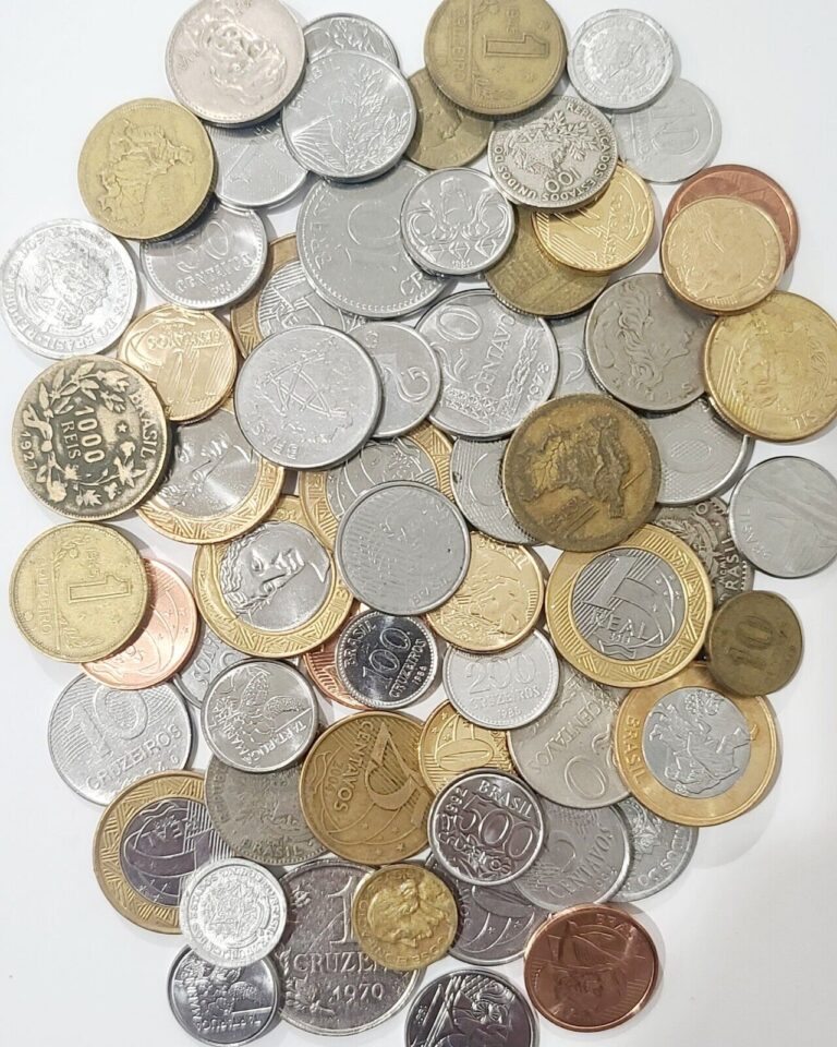 Read more about the article Brazil Coins Lot   60 Coins  old and current LOT 🇧🇷