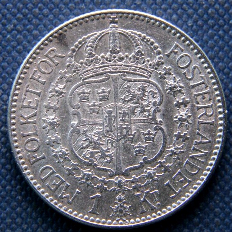 Read more about the article Sweden 1 Krona  1910  silver coin
