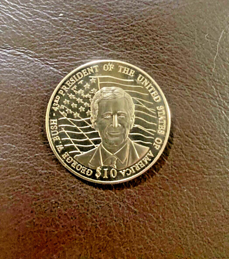 Read more about the article 2000 Liberia $10 George W Bush Commemorative US Presidents Coin