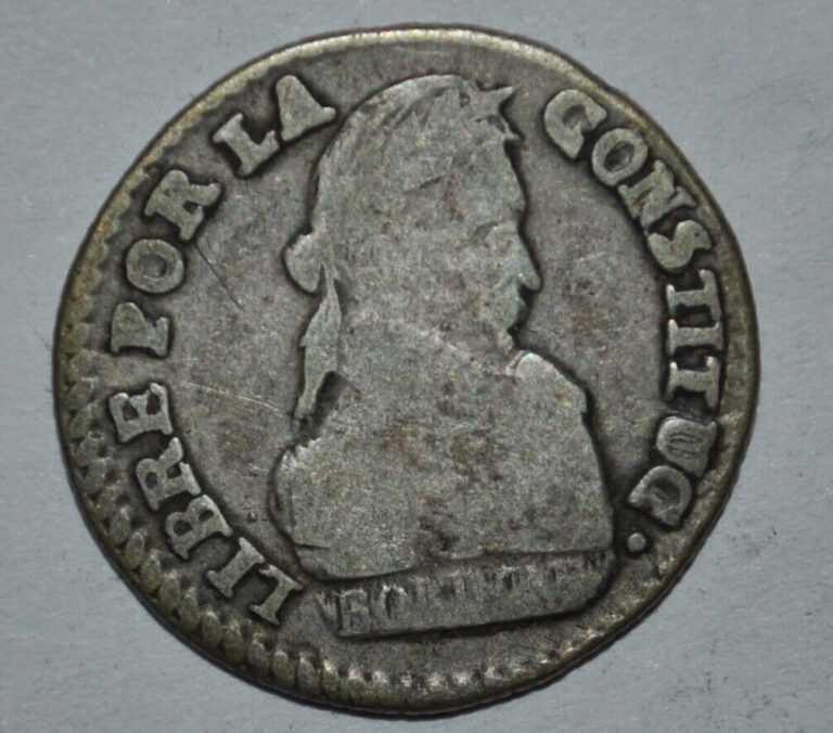 Read more about the article 1830-J Bolivia 1/2 Sol Silver {{{6739