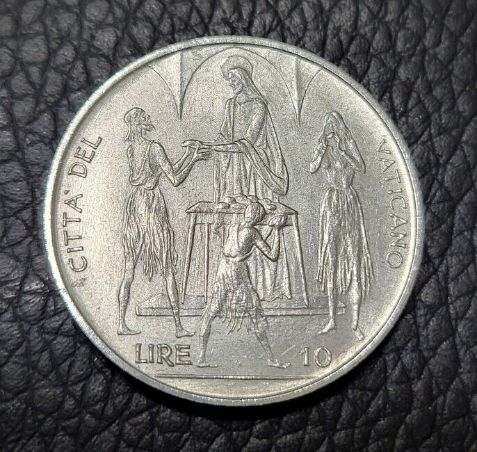 Read more about the article 1968 VATICAN CITY 10 LIRE COIN