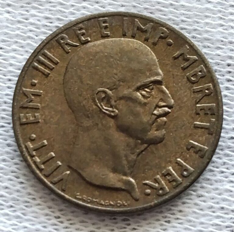 Read more about the article ALBANIA 1940 .05 LEK WWII ITALIAN OCCUPIED WORLD COIN