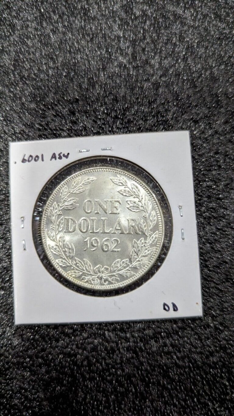 Read more about the article 1962 Liberia Silver Dollar