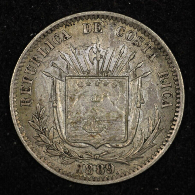 Read more about the article 1889 Costa Rica Silver 25 Centavos