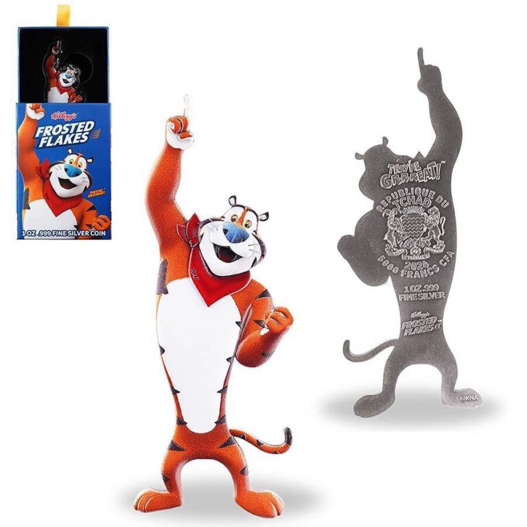 Read more about the article 2024 Chad 1 oz Kellogg’s Frosted Flakes™ Silver Coin