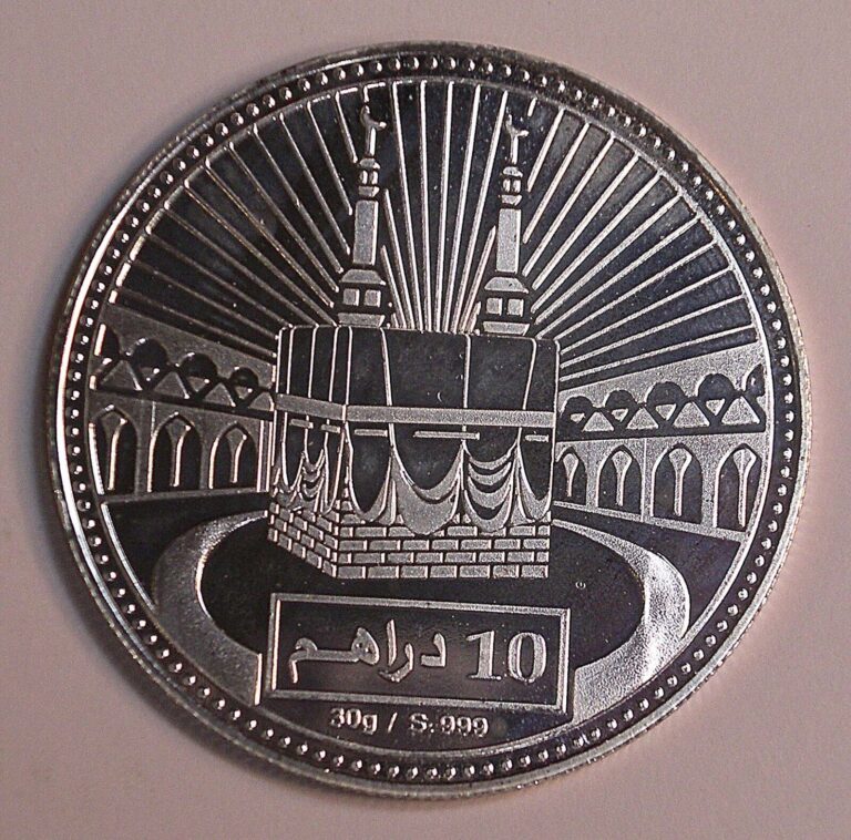 Read more about the article 2008 Saudi Arabia 10 Dirham 999 Silver Coin UNCIRCULATED #12611